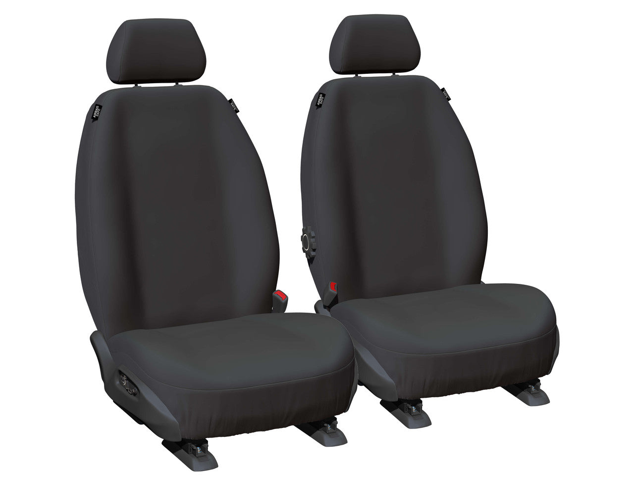 Truck Canvas Front Charcoal Seat Covers - Suits Mitsubishi Shogun 2019 - On in Charcoal