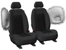 Weekender Jacquard Front Black Seat Covers Suits Hilux 2015-On – additional photo 2